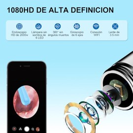 Kit para la Eliminacin de Cerumen, Que Contiene un Juego de Limpieza de Odos de 9 Piezas, Un Kit de Herramientas para la Eliminacin de Cerumen, Con...