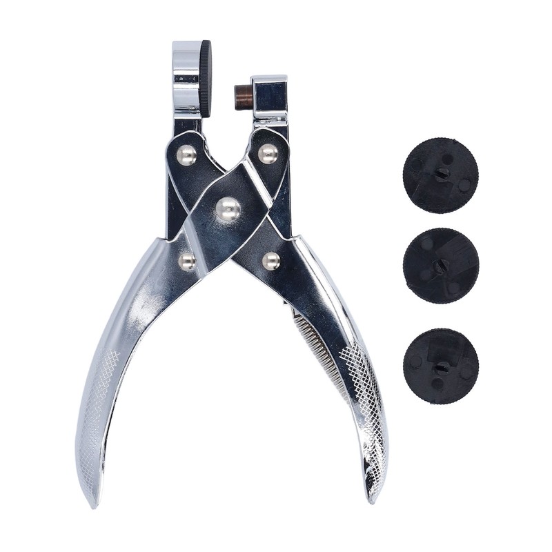 Plastic Bag Hole Puncher Zinc Alloy Handheld Single Round Hole
