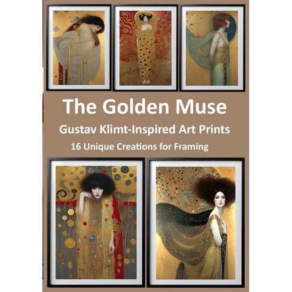The Golden Muse – Gustav Klimt-Inspired Art Prints for Framing