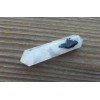 NATURAL RAINBOW MOONSTONE DOUBLE TERMINATED GEMSTONE CRYSTAL PENCIL POINT (ONE)