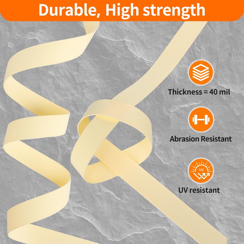 BEYOURD 1 inch Buckles and Strap Set: 10 yards Polyester