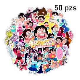 Veraly 50 Pzs Lote Pegatinas Steven Universe Caricatura Stickers