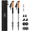 TOBTOS Trekking Poles, 2 Pack 7075 Aluminum Walking Sticks with