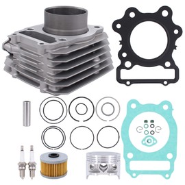 ApplianPar Cylinder Top End Rebuild kit for Honda ATV TRX300 FourTrax 300 FW 4x4 2x4 1988-2000 Head Piston Ring Gasket Tensioner