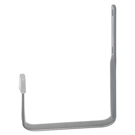 Element System 18133-00112 Wall Hook Universal / 2 Pieces/H x D = 205 x 185 mm/White Aluminium, Set of 2