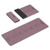 WUWAN TPE Yoga Mat Foldable 8mm Thick Light Non-Slip for