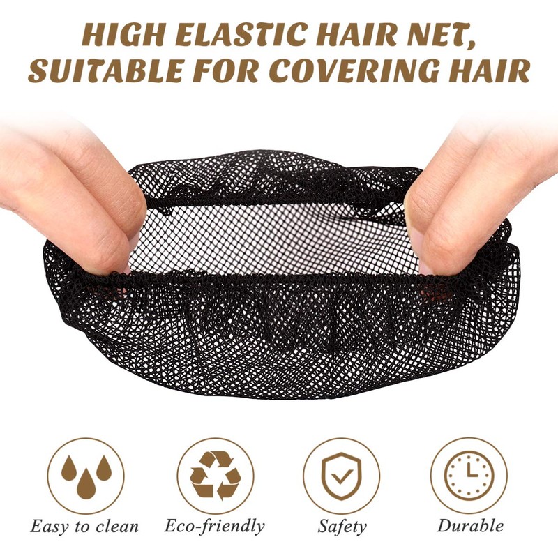 KESYOO Hair Net Bun Net Stylish Ballet Chignon Net Fine