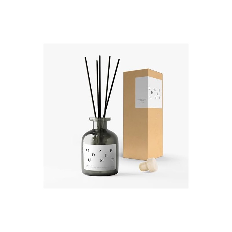 BOHORIA BOHORIA? Premium Raumduft Duftst?bchen Lufterfrischer (100ml, Oud Ambr)