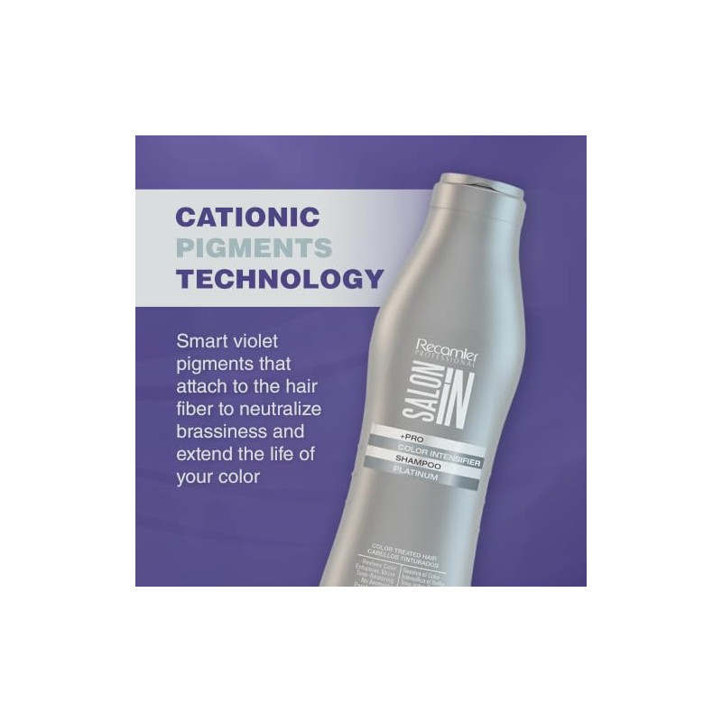 Saloon in Color intensifier shampoo Platinium 33.oz