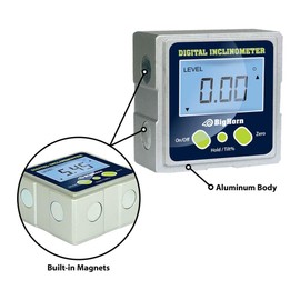 Digital Inclinometer – Heavy-Duty Magnetic Angle Gauge