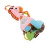 Infant Stroller Rattle Bell with Teether Mirror Cute Giraffe Plush