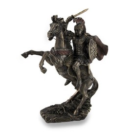 Things2Die4 Alexander The Great Riding Bucephalus Bronzed Sculptural Statue