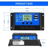 Upgraded - Solar Charge Controller 30A, 12V/ 24V Solar Panel