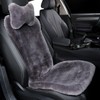 OGLAND Natural Fur Sheepskin Universal car seat Covers for seat