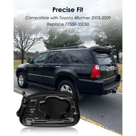 Fuel Filler Lid Compatible with Toyota 4runner 2003-2009, Gas Tank Door Replace 77350-35050, Fuel Gas Filler Opening Lid Cover Fits for Sport Utility 4-Door