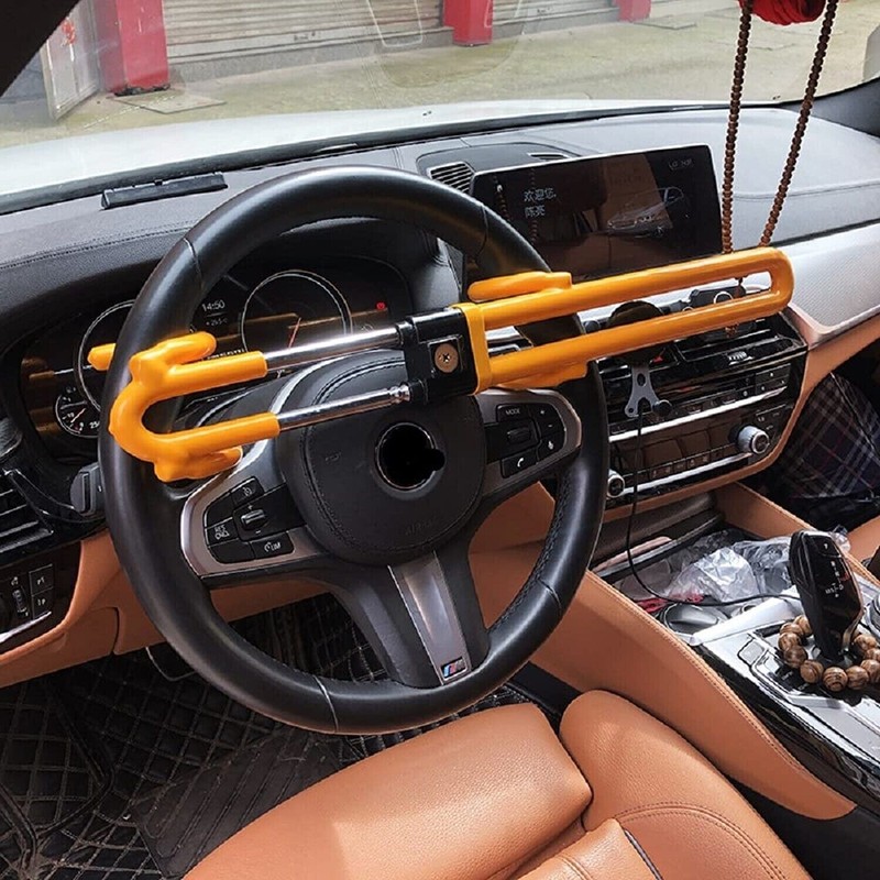 RJM RACING ⭐️⭐️⭐️⭐️⭐️ Twin Hooks Steering Wheel Lock AUTO Anti-Theft
