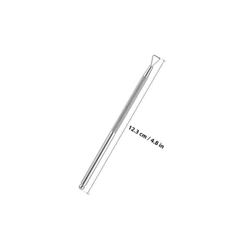 Uonlytech Juego de 4 Herramientas Triangulares para Limpiar Cutículas Y