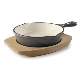 Lacor Sartén Profesional Hierro Fundido Esmaltado Inducción Lacor Color Gris