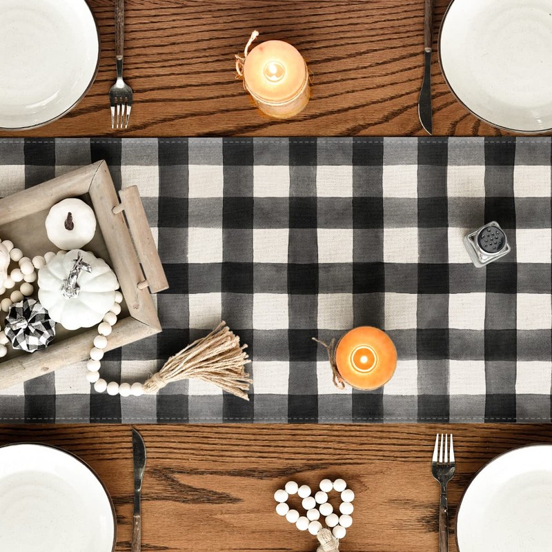 Artoid Mode Buffalo Plaid Truck Pumpkin Maple Leaf Hello Fall
