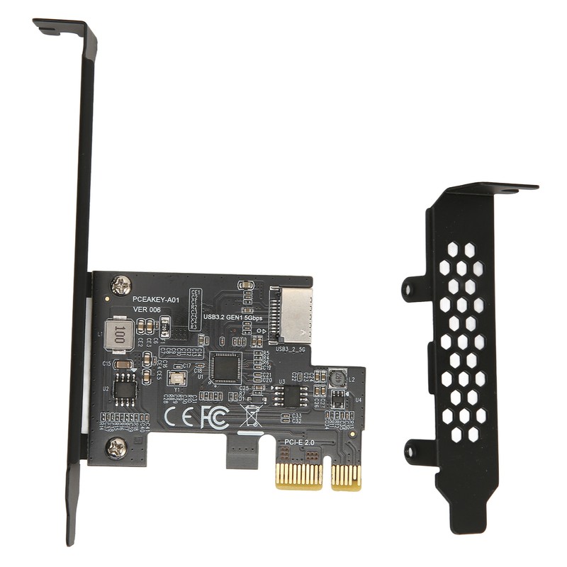 PCIE to USB 3.2 Expansion Card Black 5Gbps High Speed