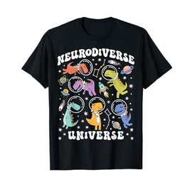 Neurodiverse Universe ABA Therapist Behavioral Behavior Tech T-Shirt
