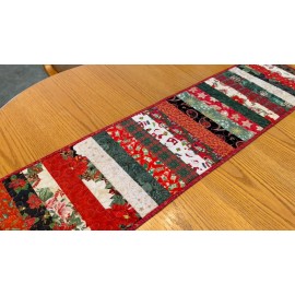 Handmade Christmas Table Runner Handmade, 48 inch, Holiday Table Mat Topper Centerpiece