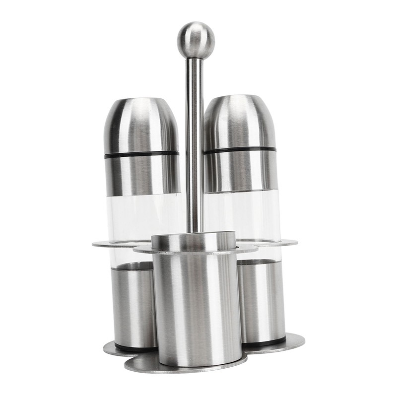 Stainless Steel Seasoning Bottle Multipurpose Food Grade Refillable Rustproof Salt