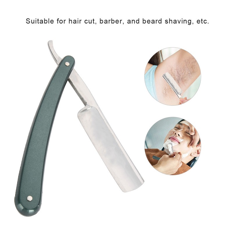Professional Folding Hair Cut Barber Razor Stainless Steel Beard Shaver