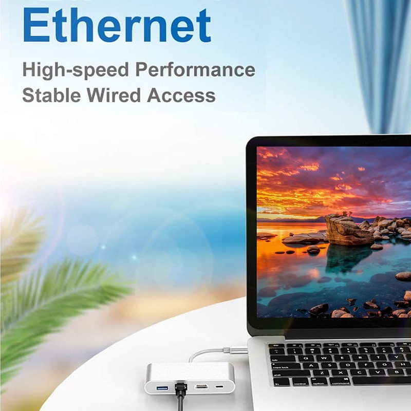 4 in 1 TypeC Adapter TypeC to USB Port HDMI