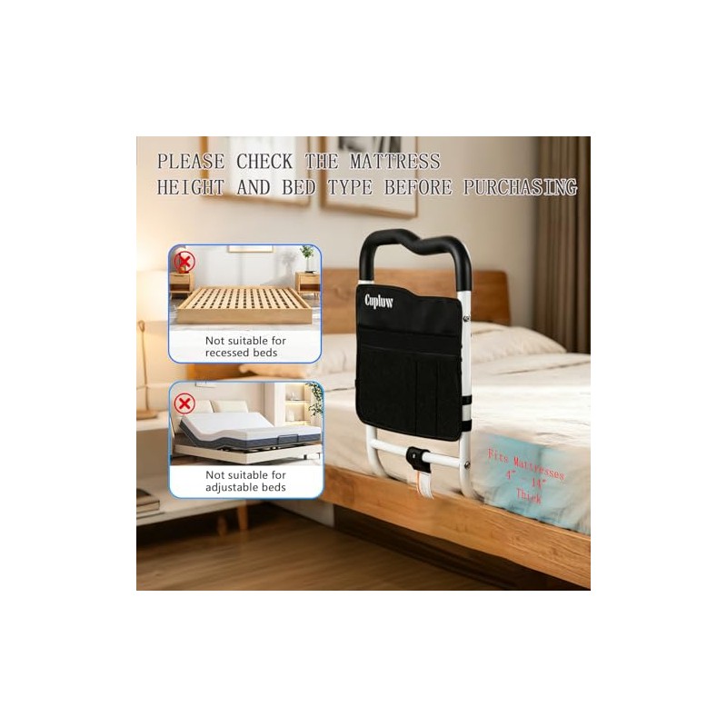 Cupluw Bed Rails for Elderly Adults Safety, Upgraded Extra Wide