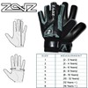 ZABZ Goalkeeper Gloves Non-slip Latex Material Soccer Goalie Football Goalkeeping