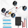 Zuomeng Pressure Switch with 40A Relay, Corrosion-Resistant, for 12V/24V Systems,