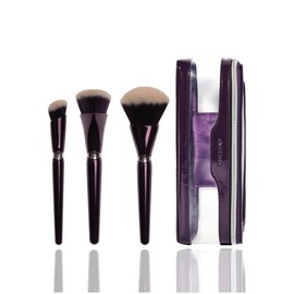Anisa Beauty Starter Everyday Makeup Brush Set – 3 Essential Brushes for Foundation, Concealer, and Powder Application – Soft, Synthetic Fibers for Flawless, Streak-Free Finish