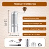 NewlukPro M7 Coffee Grinder Manual,Capacity 35g,Sharp Heptagonal Burr,External 48 Grinding