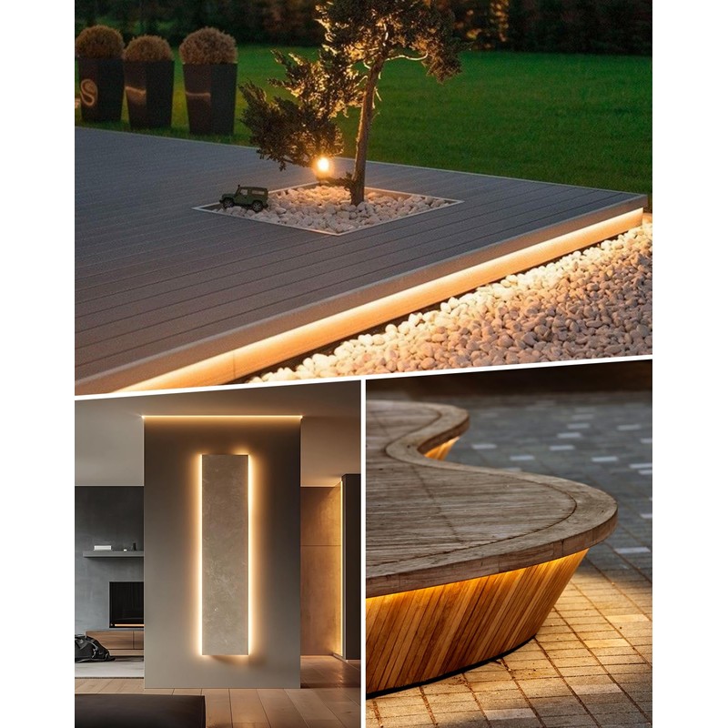 Shine Decor LED Neon Rope Lights AC 120V, Expandable &