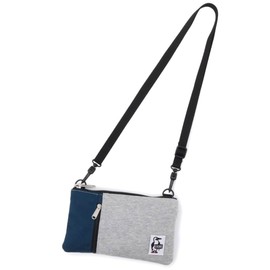 Chums Bag Smart Phone Shoulder Sweat Nylon, H-Gray/Basic Navy
