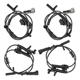 KAX 4 Set of Front and Rear ABS Wheel Speed Sensor for 2011-2014 Dodge Charger, 2011-2014 Chrysler 300, 2011-2014 Dodge Challenger Replace#ALS2248