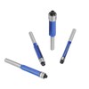 Yuentoen 4 Piece Flush Cutter Set, Blue Flush Cutter 1/4