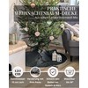 LIVLIG Round Linen Christmas Tree Skirt, 120 cm, Christmas Tree