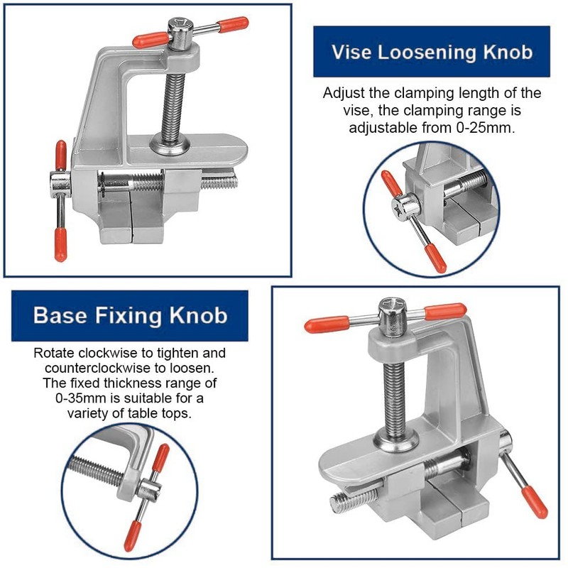 Mini Jeweler Table Clamp Small Hobby Bench Vice Work Bench