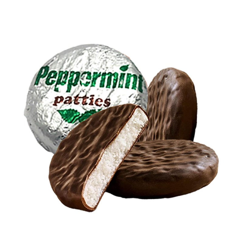 Fruidles Holiday Rich Peppermint Patties Party Bag Fillers, Individually Wrapped