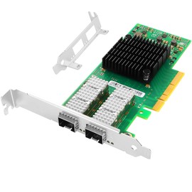Vogzone 25GbE NIC Card for Mellanox MCX4121A-ACAT, PCIe 3.0 x8 25Gb Ethernet NIC with Mellanox ConnectX-4 Lx Chipset, Dual SFP28 Network Card Support RDMA