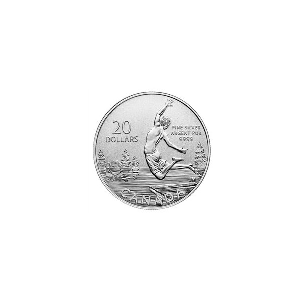 2014 $20 for $20 Fine Silver Coin - Summertime Royal