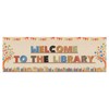 WeBenison Large Welcome to Library Banner I Love Books Backdrop