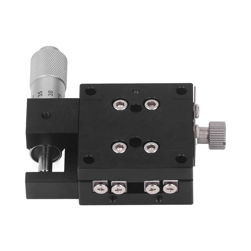 Linear Stage X Axes 40x40mm Micrometer Manual Displacement Platform Sliding
