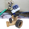 2 Way Ball Valve Durable Brass Plastic Valve Switch 3/4in