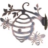 Adove Bee Wall Art Rusty Metal Bee Hive For Garden