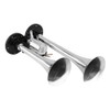 Chrome Dual Trumpet Air Horn 150db Loud Train Sound Electric