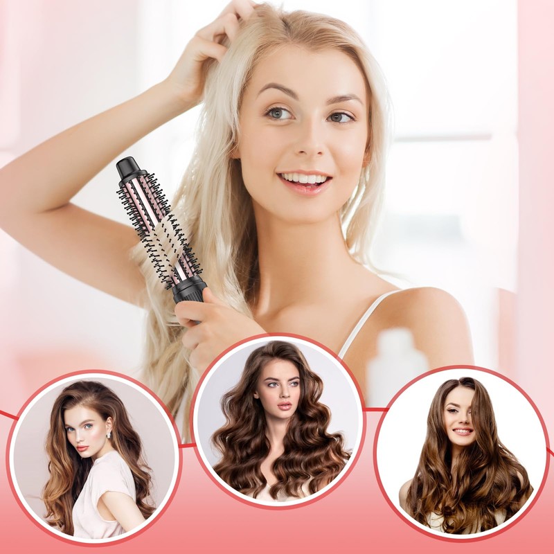 Thermal Brush, Heated Round Brush & Curling Iron with Ceramic
