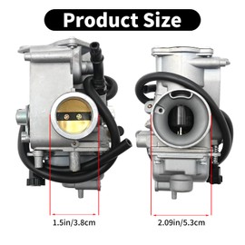 SYOWADA 16100-HA0-013 Carburetor Replacement for Honda Big Red 250 ATC250ES 1985 1986 1987, 16100-HA0-003 Carb with Intake Manifold Boot